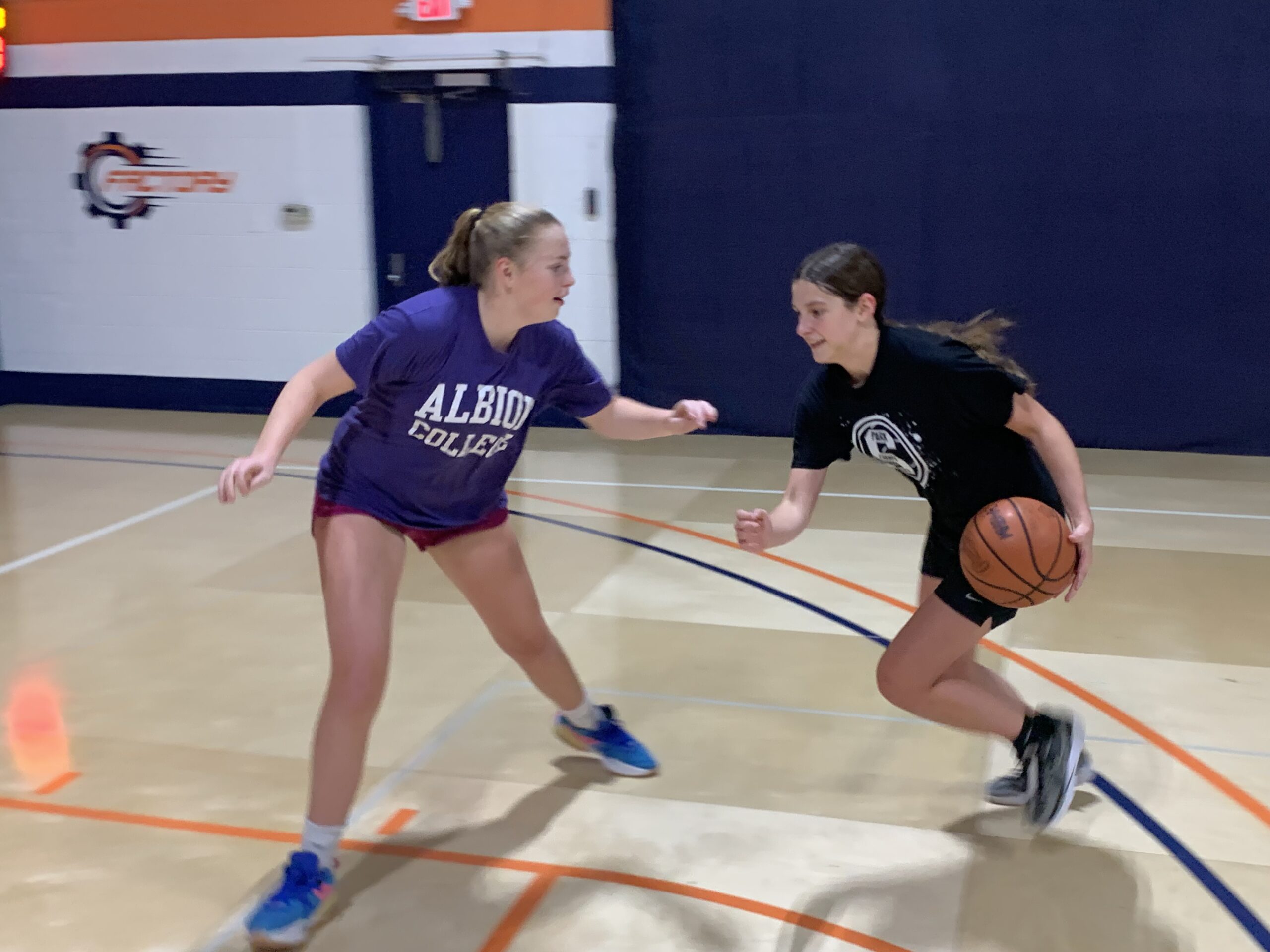 Basketball pick and roll training at The Factory