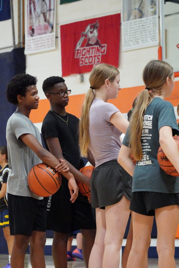 Basketball Training at the Factory in Westland