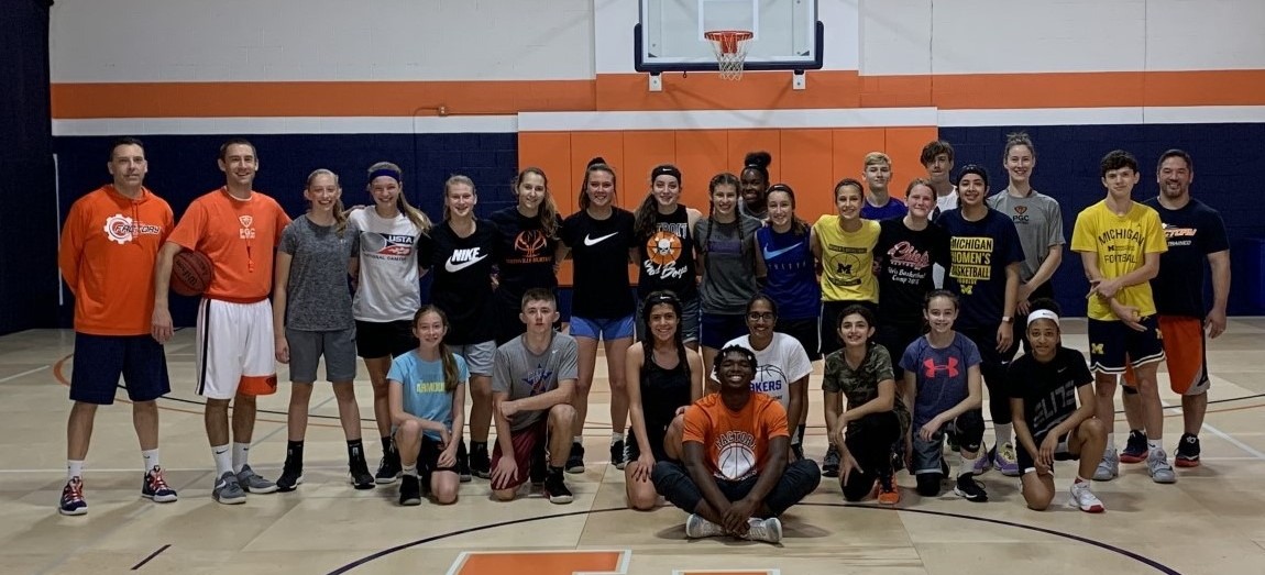 Youth basketball skills camp at The Factory in Westland Michigan