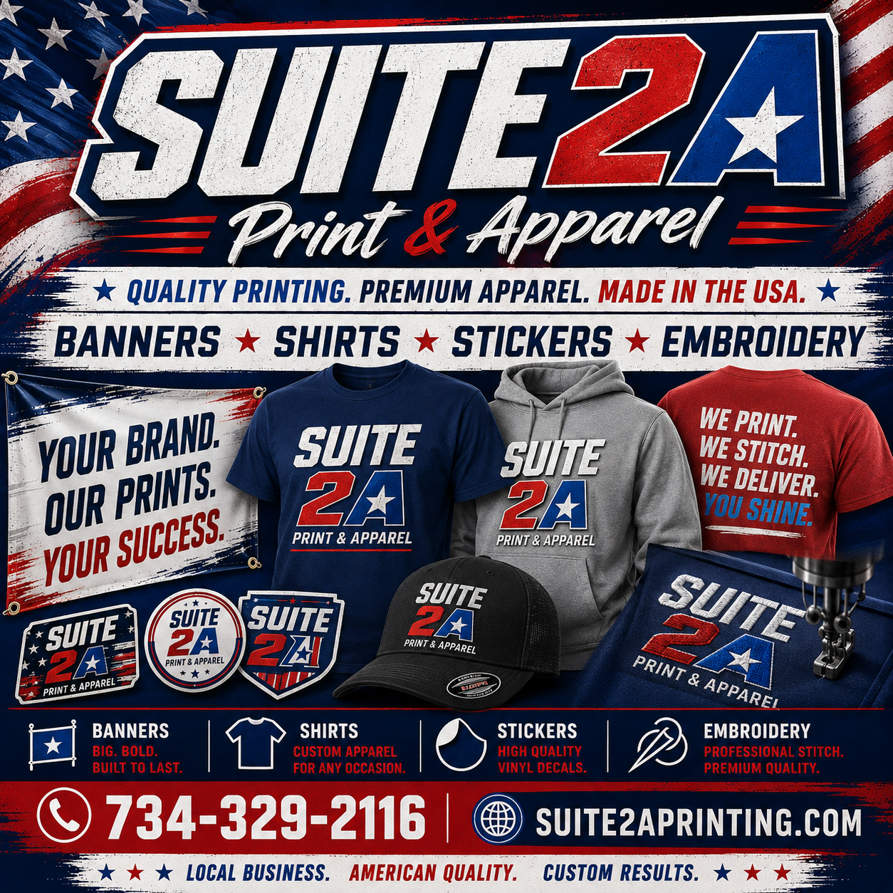 Quality Custom Printing and Embroidery